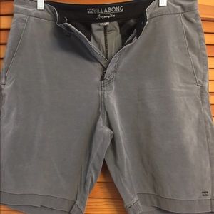 Gray billabong shorts